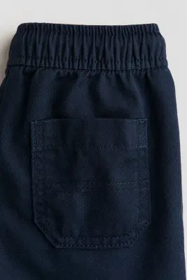 Short en twill - Bleu marine