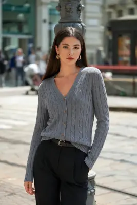 Vince Cotton Cashmere Cardigan