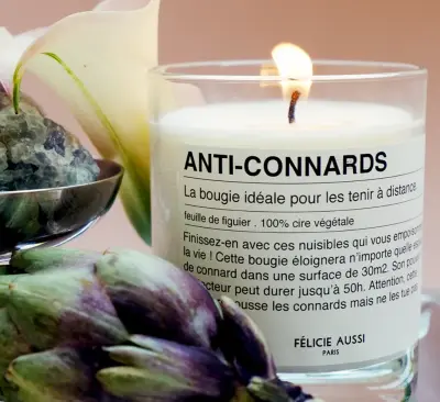Bougie Anti-Connards - Feuille de figuier - Félicie Aussi