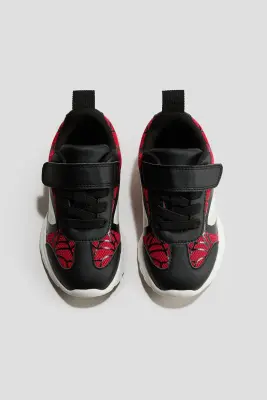 Sneakers imprimées - Rouge/Spider-Man