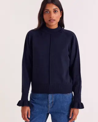 Pull Solene bleu marine