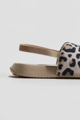 Chaussures de piscine - Beige/imprimé léopard
