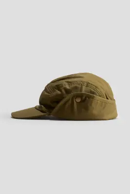 Casquette en velours côtelé - Vert kaki