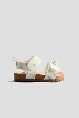 Sandales - Blanc/fleuri