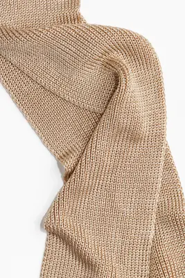 Écharpe scintillante en viscose - Beige clair