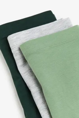 Lot de 10 boxers - Vert clair/vert foncé