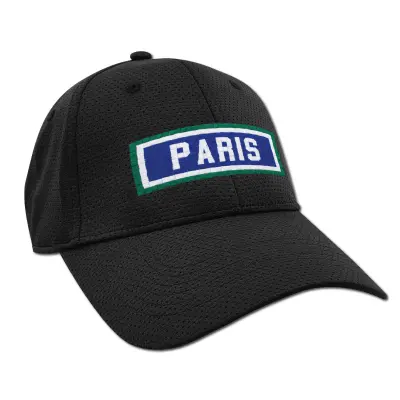 CASQUETTE BRODÉE - PARIS - NOIR