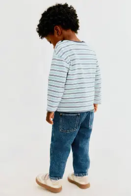 Jean 5 poches - Bleu denim