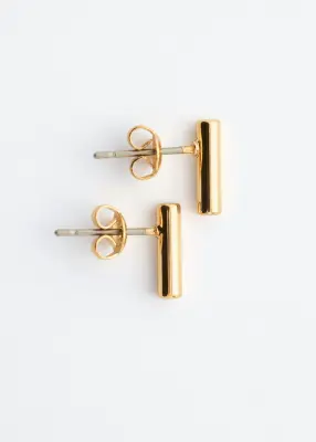 Ensemble de boucles d’oreilles en laiton poli - Doré