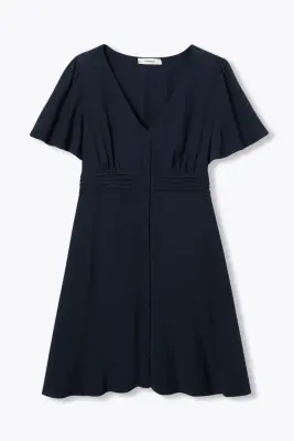 Robe courte manches courtes