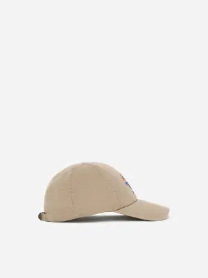 Casquette brodée - Beige/Grenouille