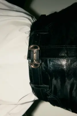 Ceinture en cuir - Noir