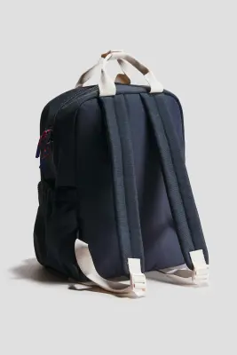 Sac à dos avec motif - Bleu marine/College