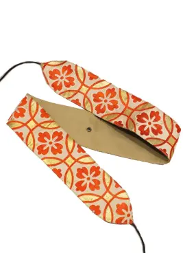 Ceinture OBI en soie Hanabishi