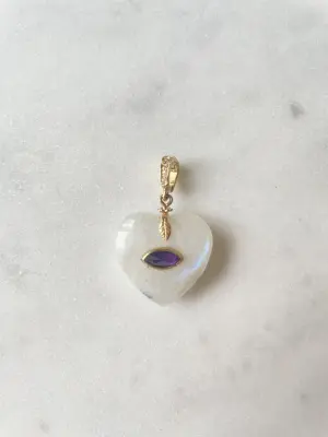 Nouveau ! ROOM SERVICE JEWELRY Charm Valentine Moonstone -30%
