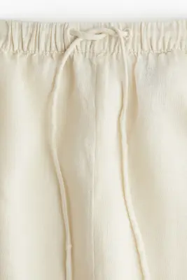 Short Bermuda en lin - Crème