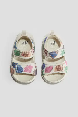 Sandales - Beige clair/vie marine