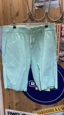 Short en coton à carreaux Carhartt