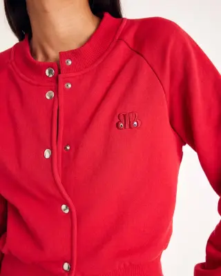 Cardigan Balthazar rouge