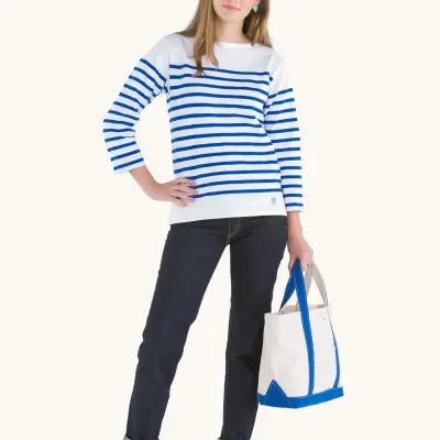 La marinière marine nationale authentique femme