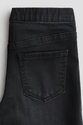 Wide Fit Jeans - Noir délavé
