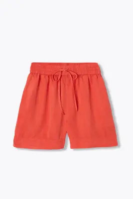 Short fluide uni Femme