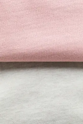 Lot de 2 sweats à l'intérieur brossé - Rose clair/beige clair