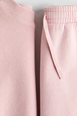 Ensemble 2 pièces avec sweat et pantalon jogger - Rose clair