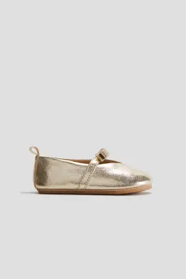 Ballerines - Doré