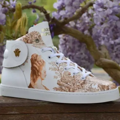Baskets Mid ocres Marie-Antoinette