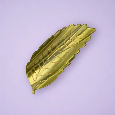 Pince à cheveux Feuille châtaigner verte Coucou Suzette