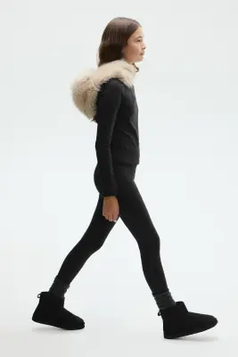 Legging de sport doublé polaire SoftMove™ - Noir