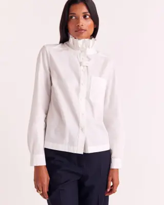 Chemise Cyrielle blanc naturel