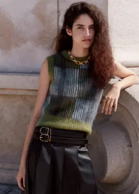 Ceinture en cuir classique - Noir