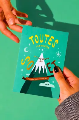 Carte anniversaire Toujours au sommet - Fortes