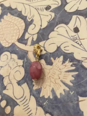 Nouveau ! ROOM SERVICE JEWELRY Charm Rubis Rose