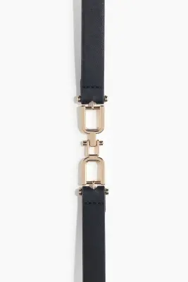 Ceinture fine - Noir