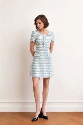 Dina Tweed Dress