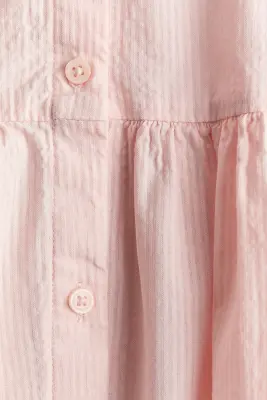 Robe sans manches en seersucker - Rose clair