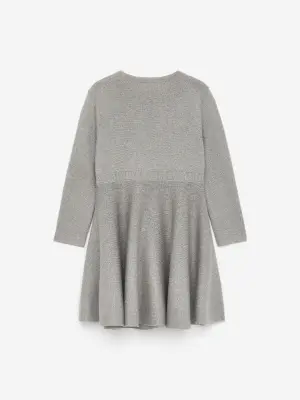 Robe en maille - gris