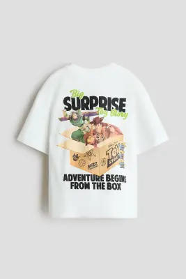T-shirt loose imprimé - Blanc/Toy Story