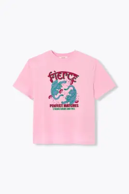 T-shirt motif tigre Femme