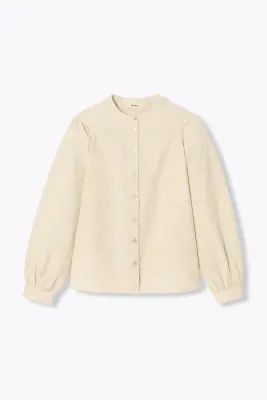 Chemise en toile brodée Femme