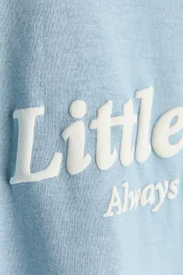 T-shirt en coton avec motif imprimé - Bleu clair/Little Brother