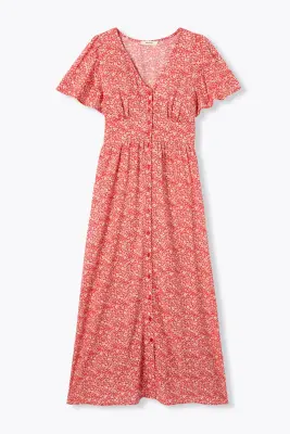 Robe longue imprimée Femme