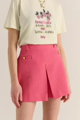 Jupe-short Mayeul rose