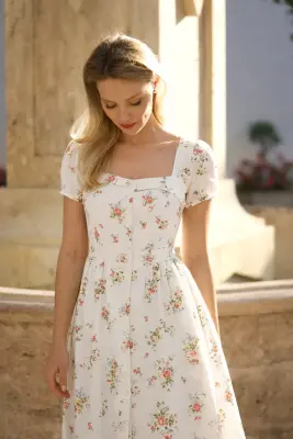 Estelle Button Down Dress