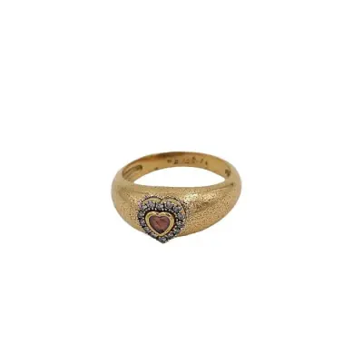 Bague Strass Cœur