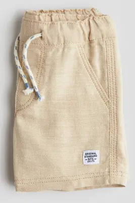 Short en twill - Beige clair