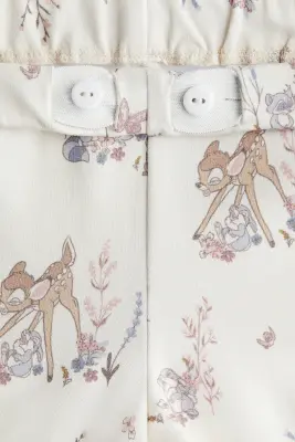 Legging en jersey - Blanc/Bambi